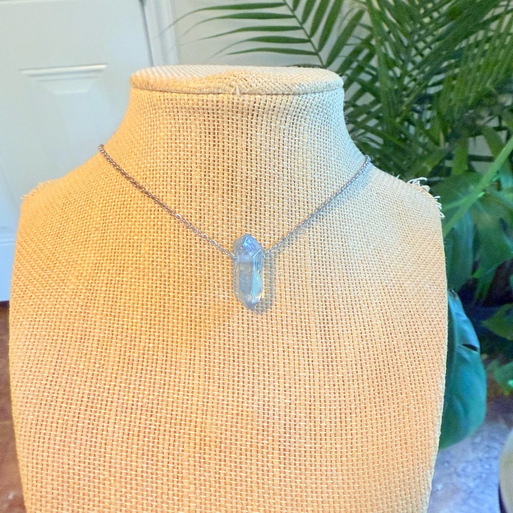 Titanium Stone Split Necklace - image 5